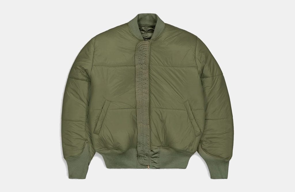 Alpha Industries MA-1 3M Base Bomber Jacket Zipped