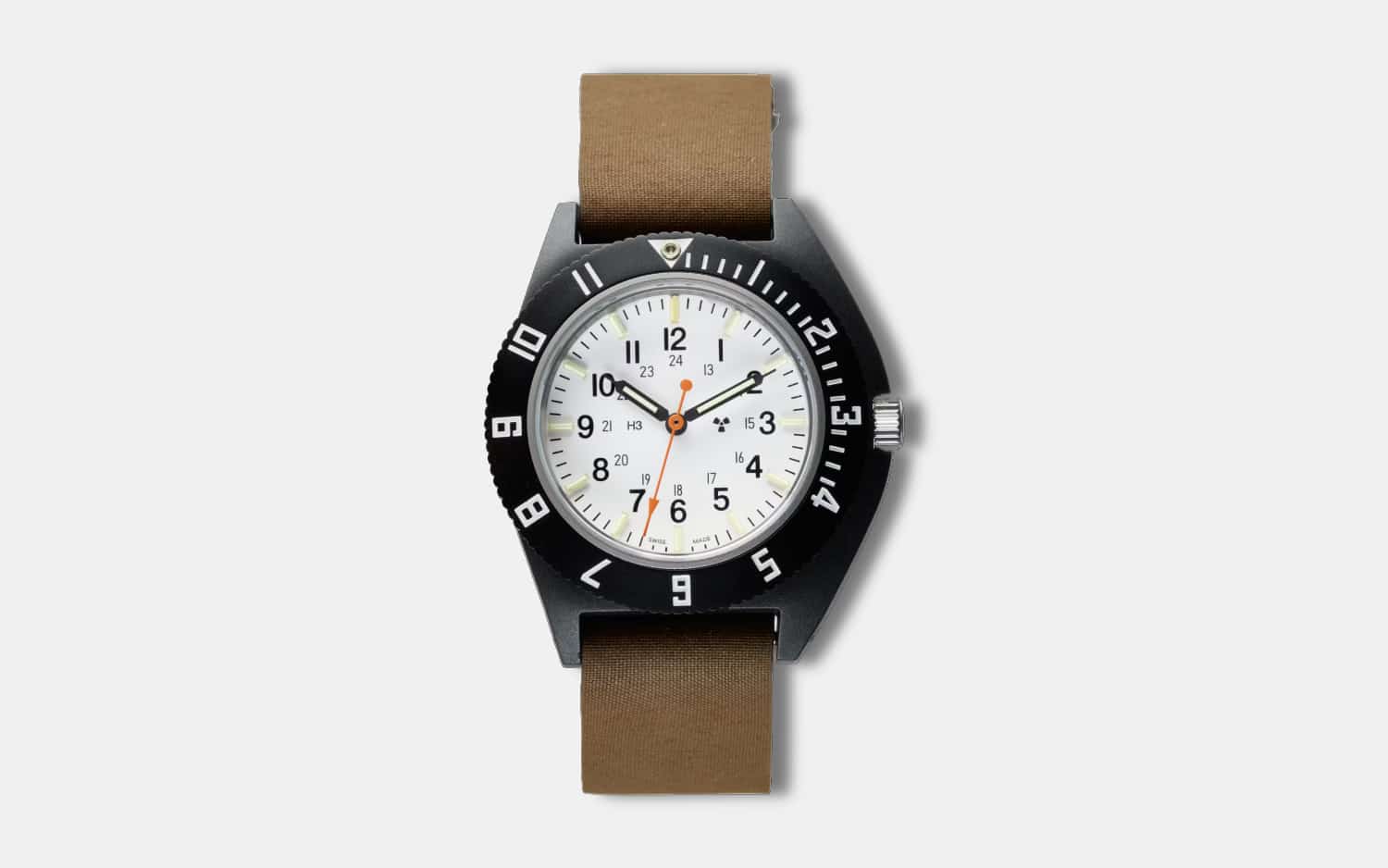 Huckberry x Marathon CeraShell Arctic Navigator Watch