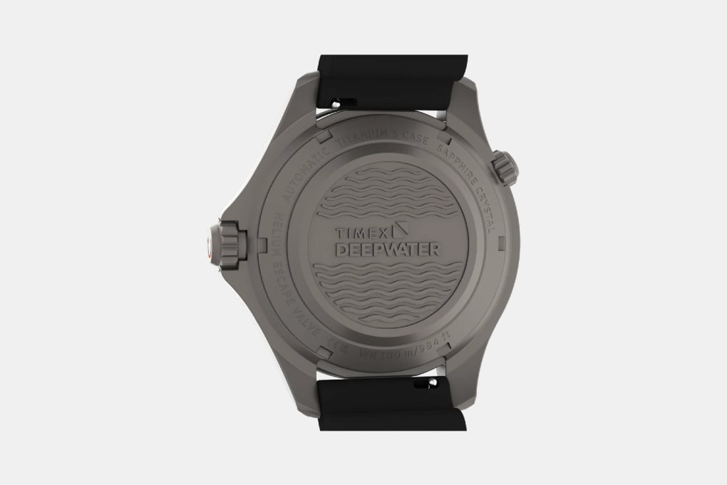 Timex Deepwater Meridian 300 Titanium HEV Automatic Case Back
